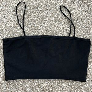 Black crop top